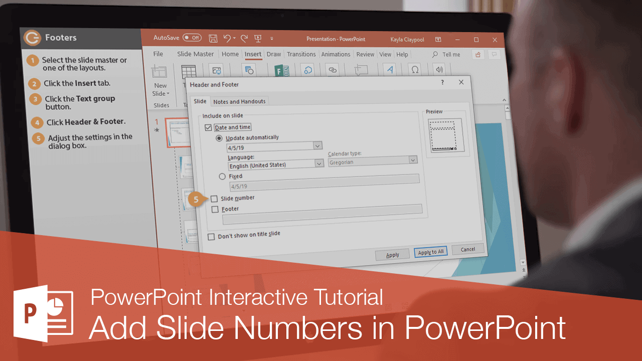 How To Add Slide Numbers In Powerpoint?